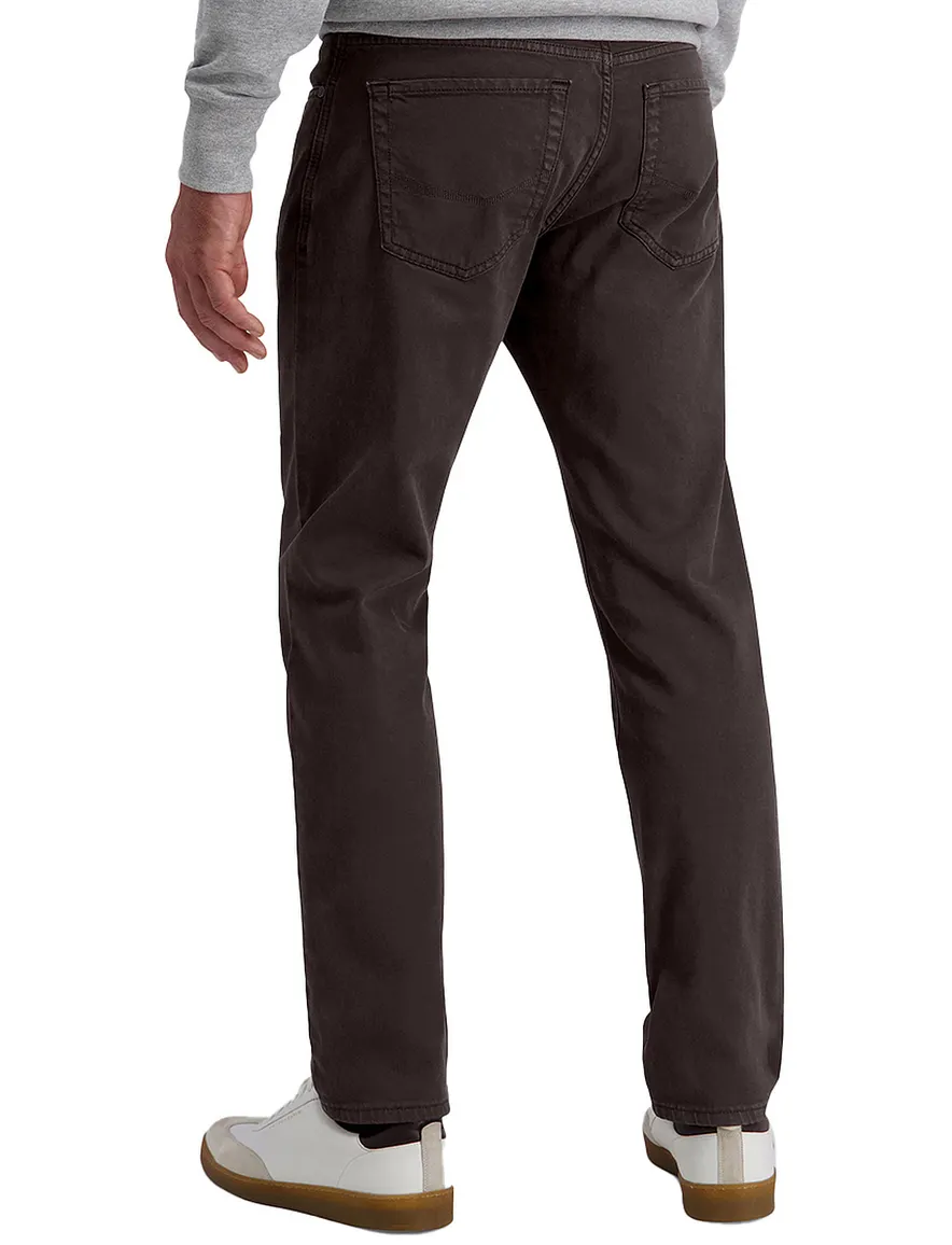 Pierre Cardin broek p5 bruin Lyon effen