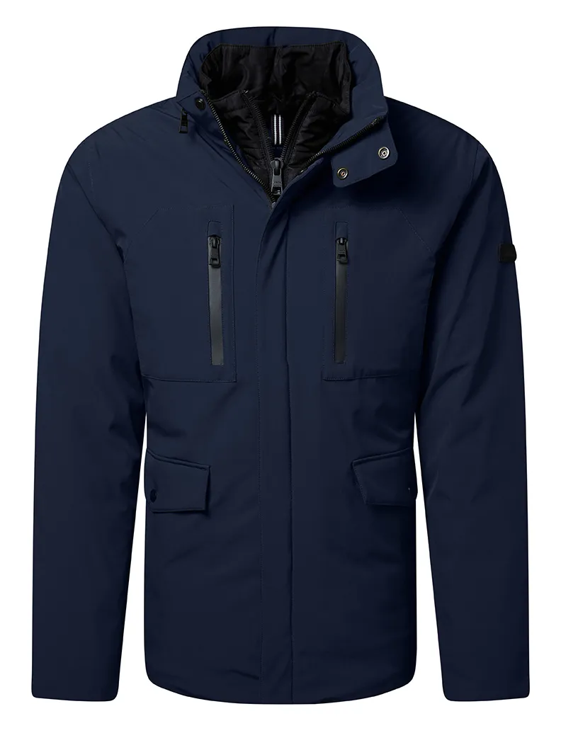 Pierre Cardin winterjas donkerblauw