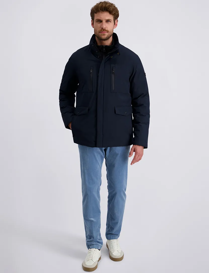 winterjas Pierre Cardin donkerblauw