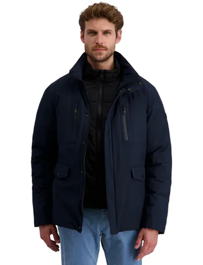 Pierre Cardin Pierre Cardin winterjas donkerblauw