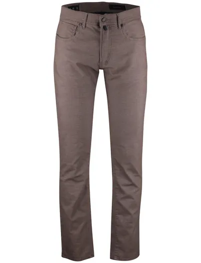 Pierre Cardin Pierre Cardin Laval jeans bruin effen
