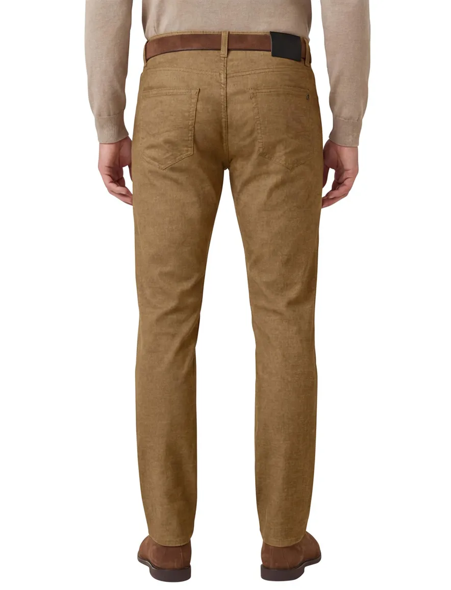 Pierre Cardin Laval jeans bruin effen