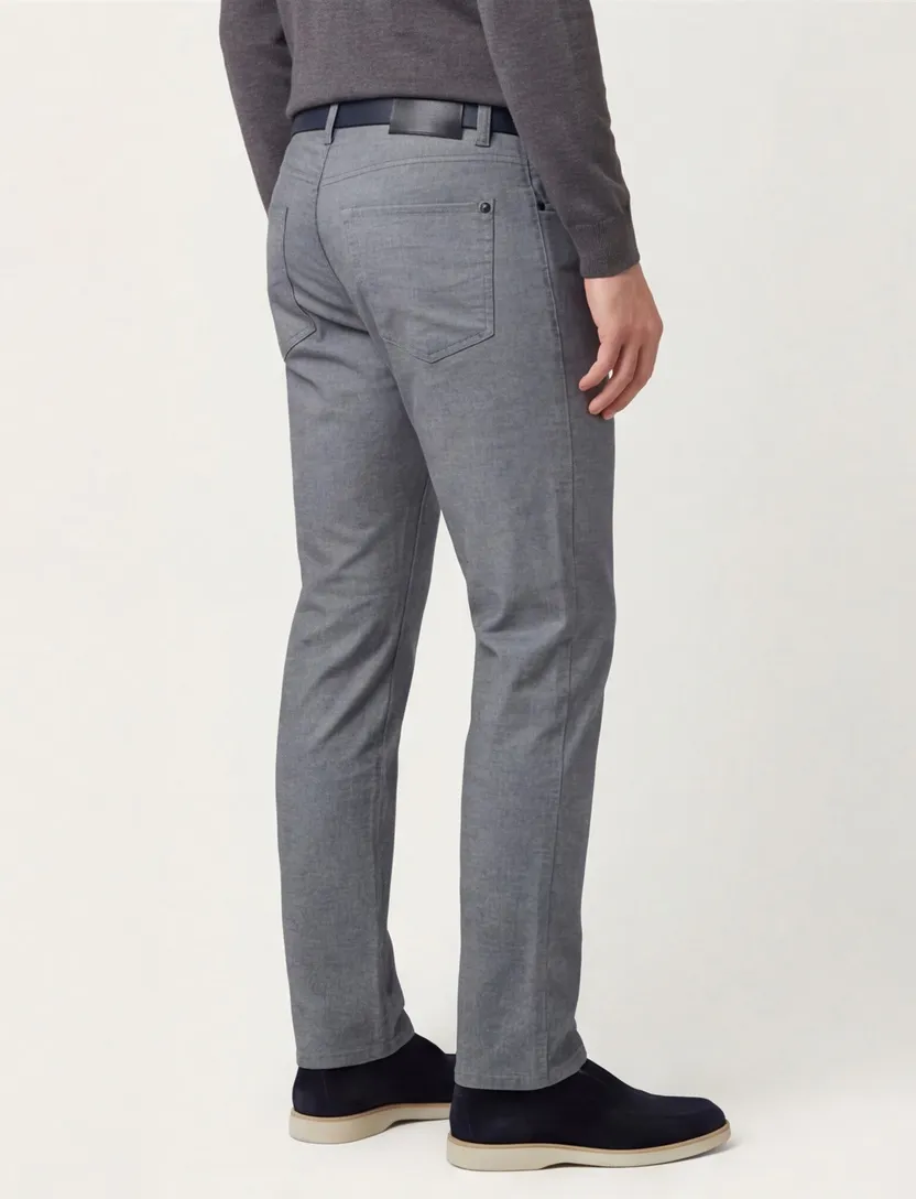 jeans Pierre Cardin Laval grijs effen