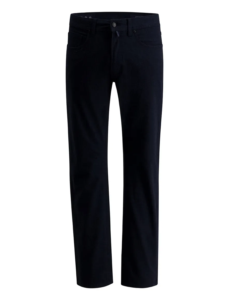 Pierre Cardin Lyon 5-pocket pantalon donkerblauw