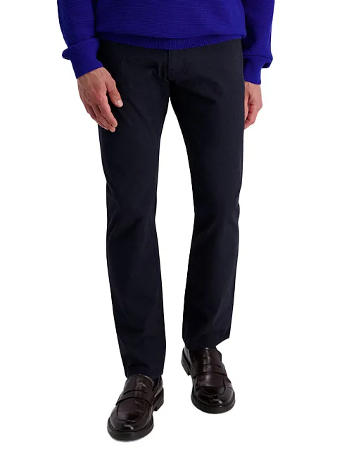 Pierre Cardin Lyon 5-pocket pantalon donkerblauw