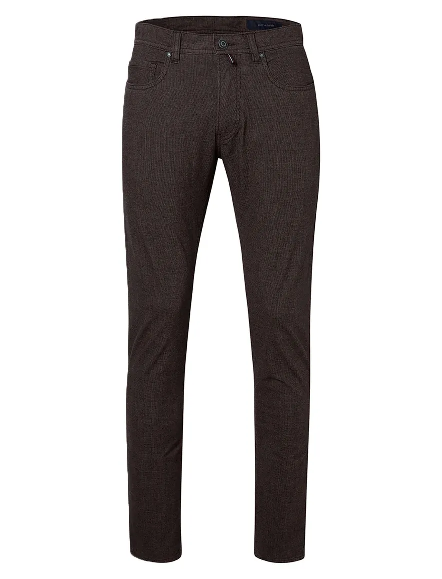 jeans bruin Pierre Cardin