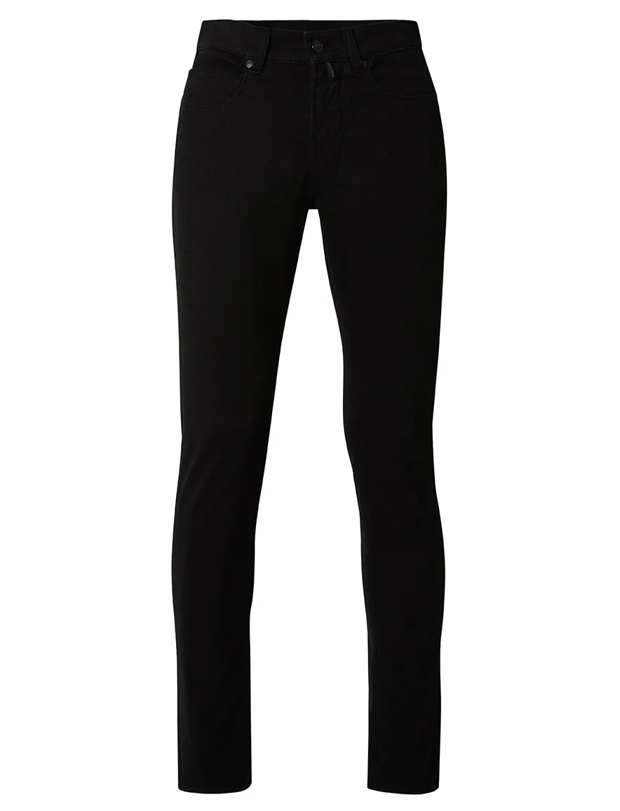 Big & Tall Pierre Cardin Future flex 5-pocket pantalon zwart