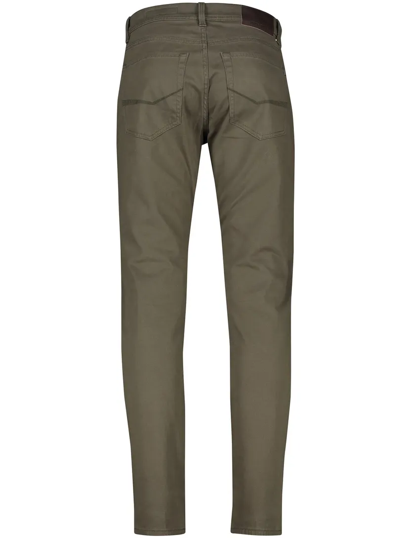 Katoenen 5-pocket Big & Tall pantalon Pierre Cardin groen