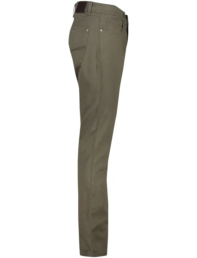 Katoenen 5-pocket Big & Tall pantalon Pierre Cardin groen