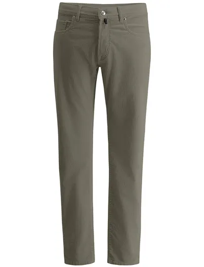 Pierre Cardin Pierre Cardin Laval 5-pocket Olijfgroen Corduroy Katoen