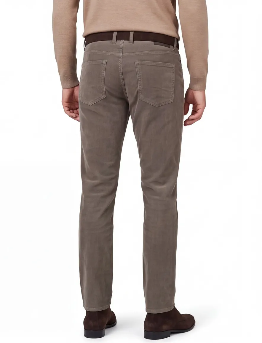 Pierre Cardin Laval 5-pocket Olijfgroen Corduroy Katoen