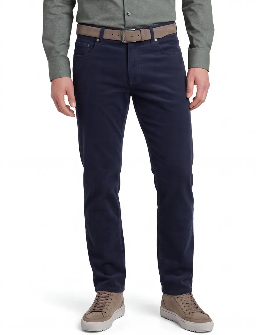 Pierre Cardin Laval pantalon corduroy blauw