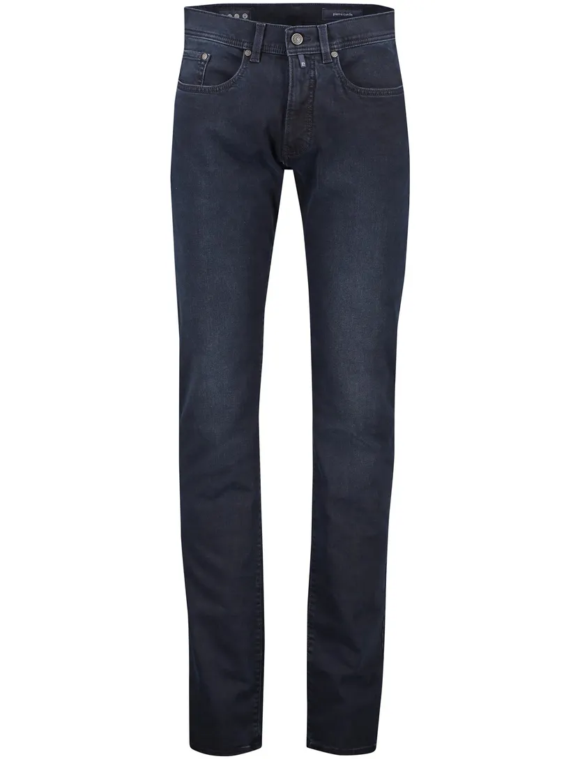 Big & Tall spijkerbroek Lyon Pierre Cardin 5-pocket donkerblauw