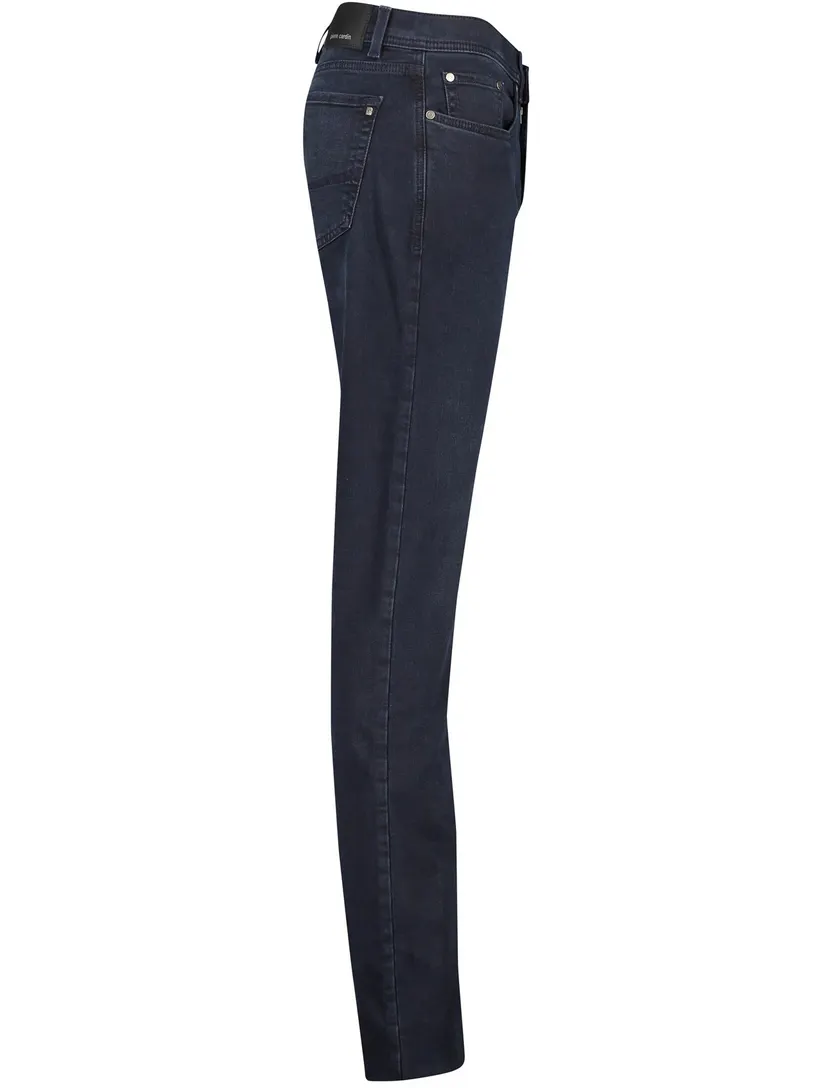 Big & Tall spijkerbroek Lyon Pierre Cardin 5-pocket donkerblauw