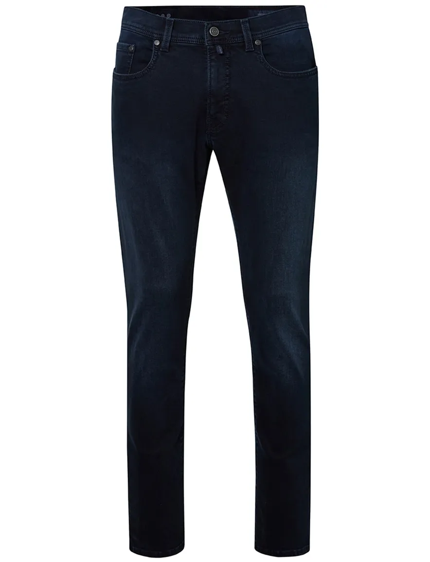 Pierre Cardin Plus Size jeans Lyon tapered fit donkerblauw