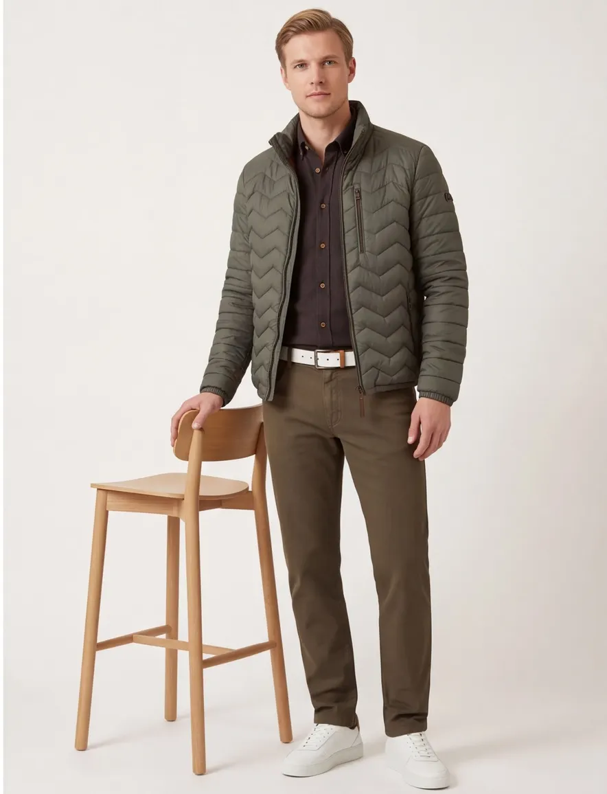 Pierre Cardin tussenjas groen