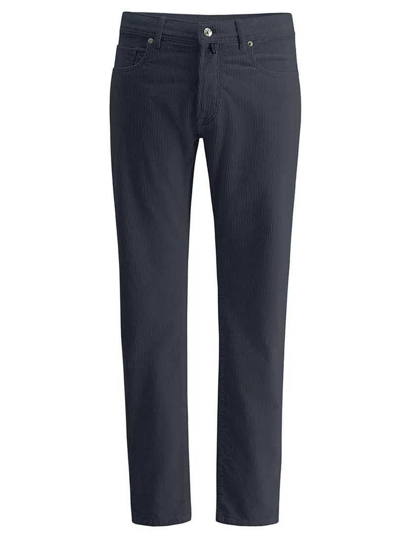 Pierre Cardin pantalon donkerblauw strepen