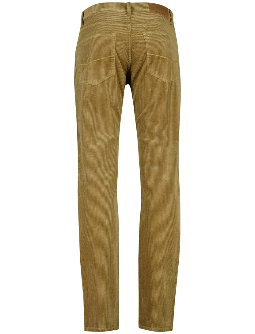 Pierre Cardin pantalon camel effen normale fit rib corduroy