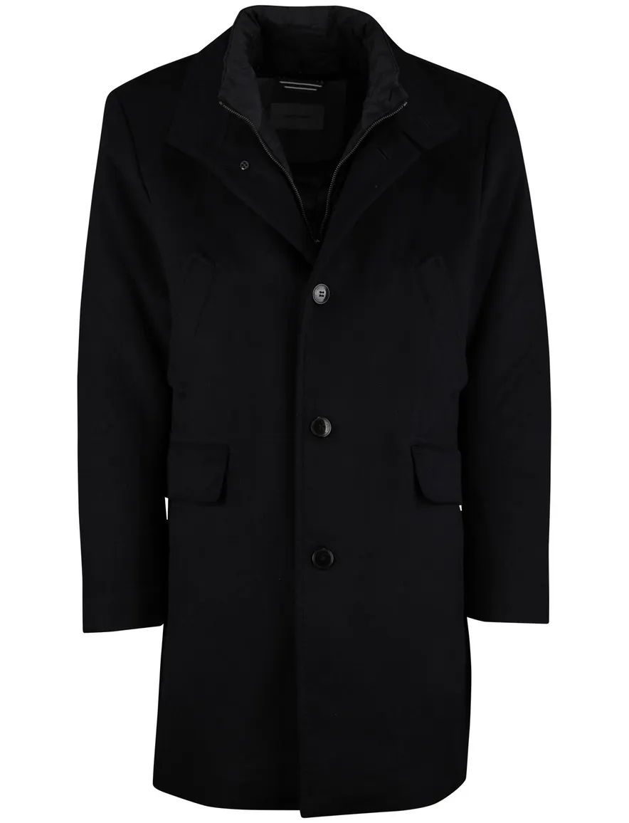 Pierre Cardin winterjas wol navy