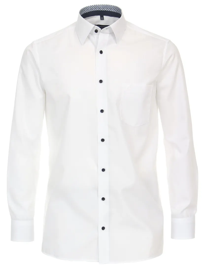 wit Casa Moda comfort fit overhemd mouwlengte-7