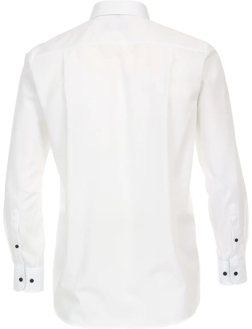 Casa Moda comfort fit overhemd mouwlengte-7 wit