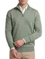 Casa Moda pullover effen groen wijde fit