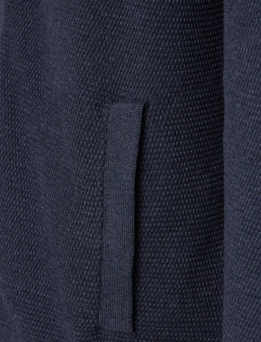 Casa Moda vest gebreid donkerblauw