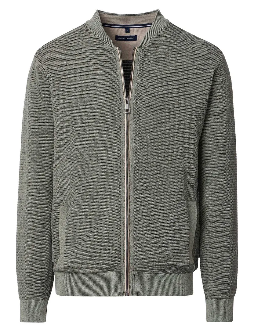 vest Casa Moda groen