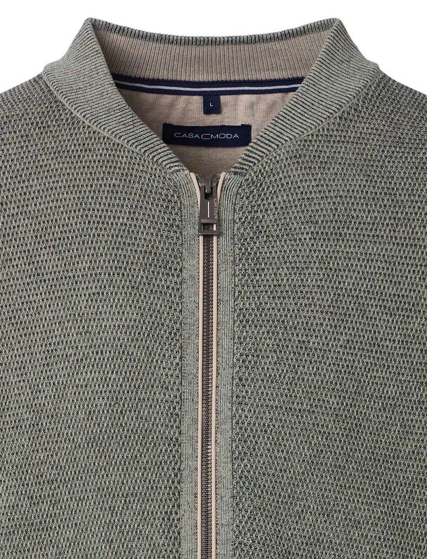 vest Casa Moda groen