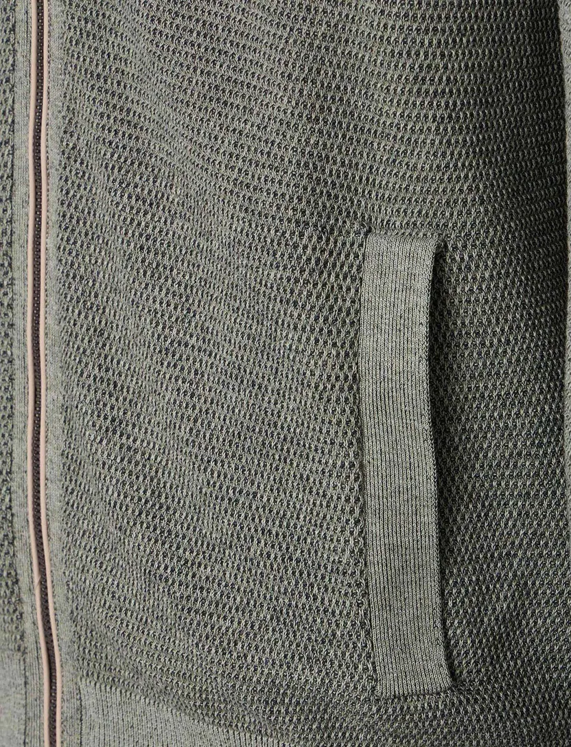 vest Casa Moda groen