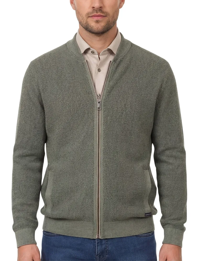 vest Casa Moda groen