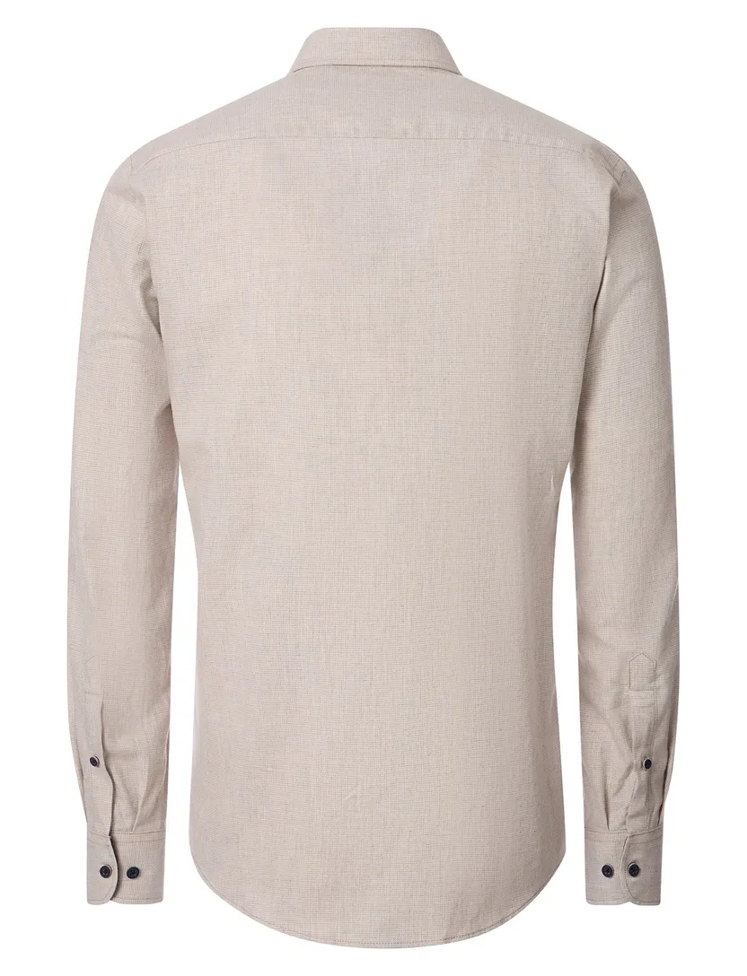 casual overhemd Casa Moda beige