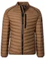 tussenjas Casa Moda bruin effen puffer borstzak