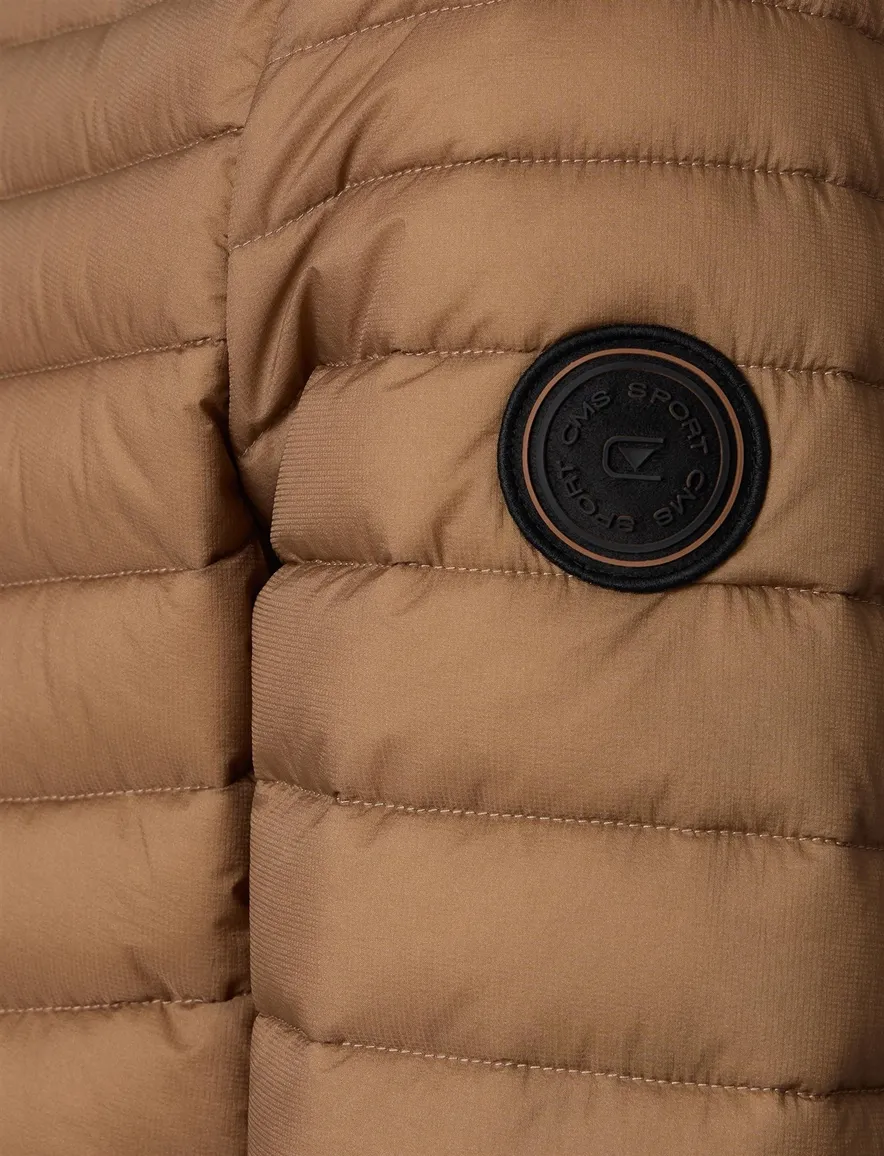 Casa Moda tussenjas bruin puffer borstzak effen