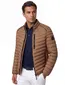 tussenjas Casa Moda bruin effen puffer borstzak