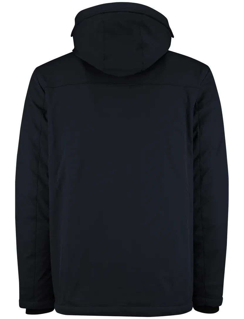 Casa Moda winterjas donkerblauw effen