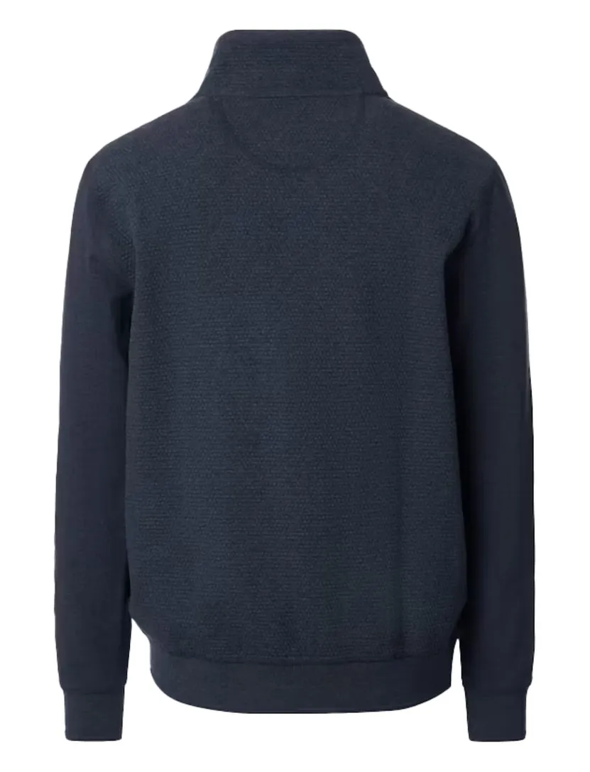 Casa Moda sweater donkerblauw regular fit katoen