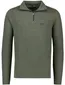 Casa Moda trui groen effen half zip