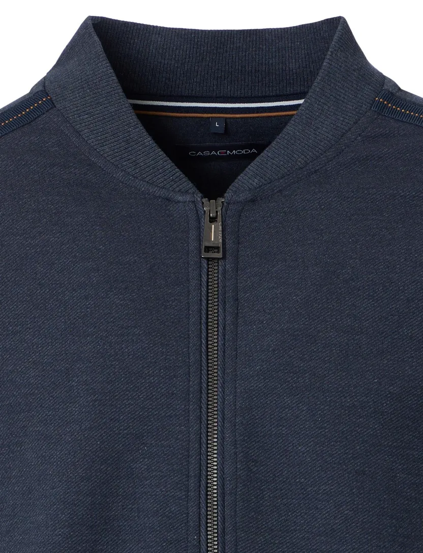 vest Casa Moda donkerblauw