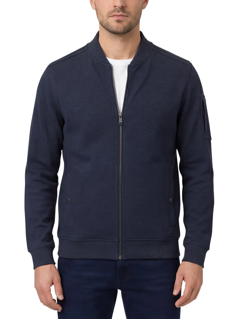 vest Casa Moda donkerblauw