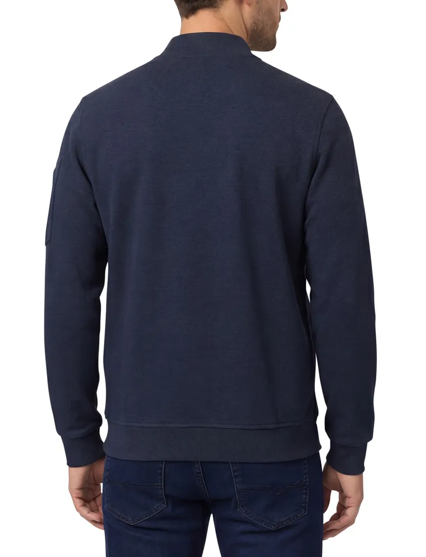 vest Casa Moda donkerblauw