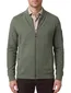 Casa Moda vest groen regular fit katoen zonder capuchon