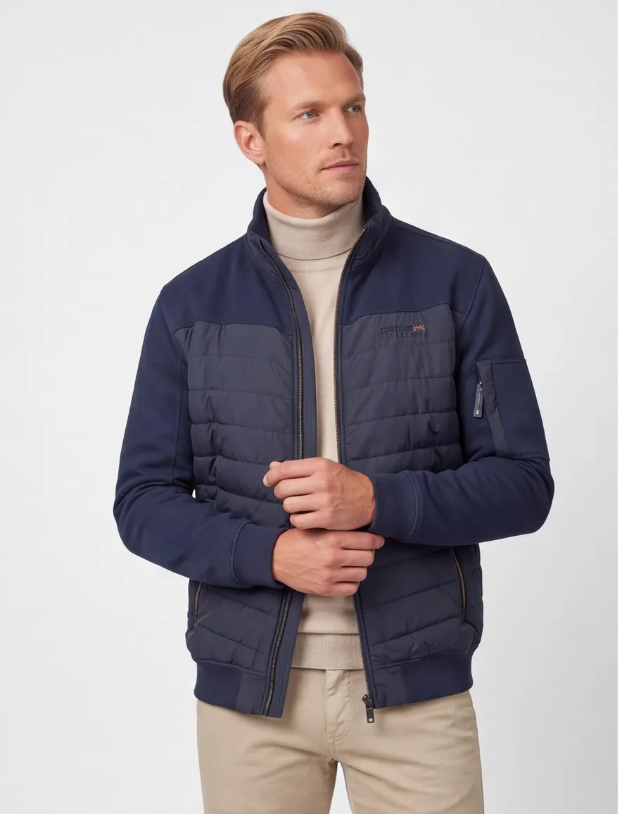 Casa Moda tussenjas blauw