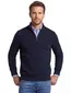 Casa Moda donkerblauw half-zip trui wol