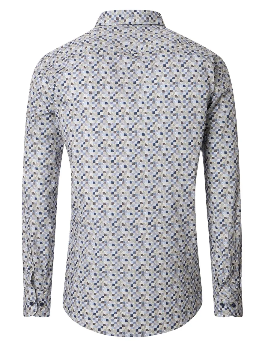 Casa Moda Casual Fit casual overhemd blauw