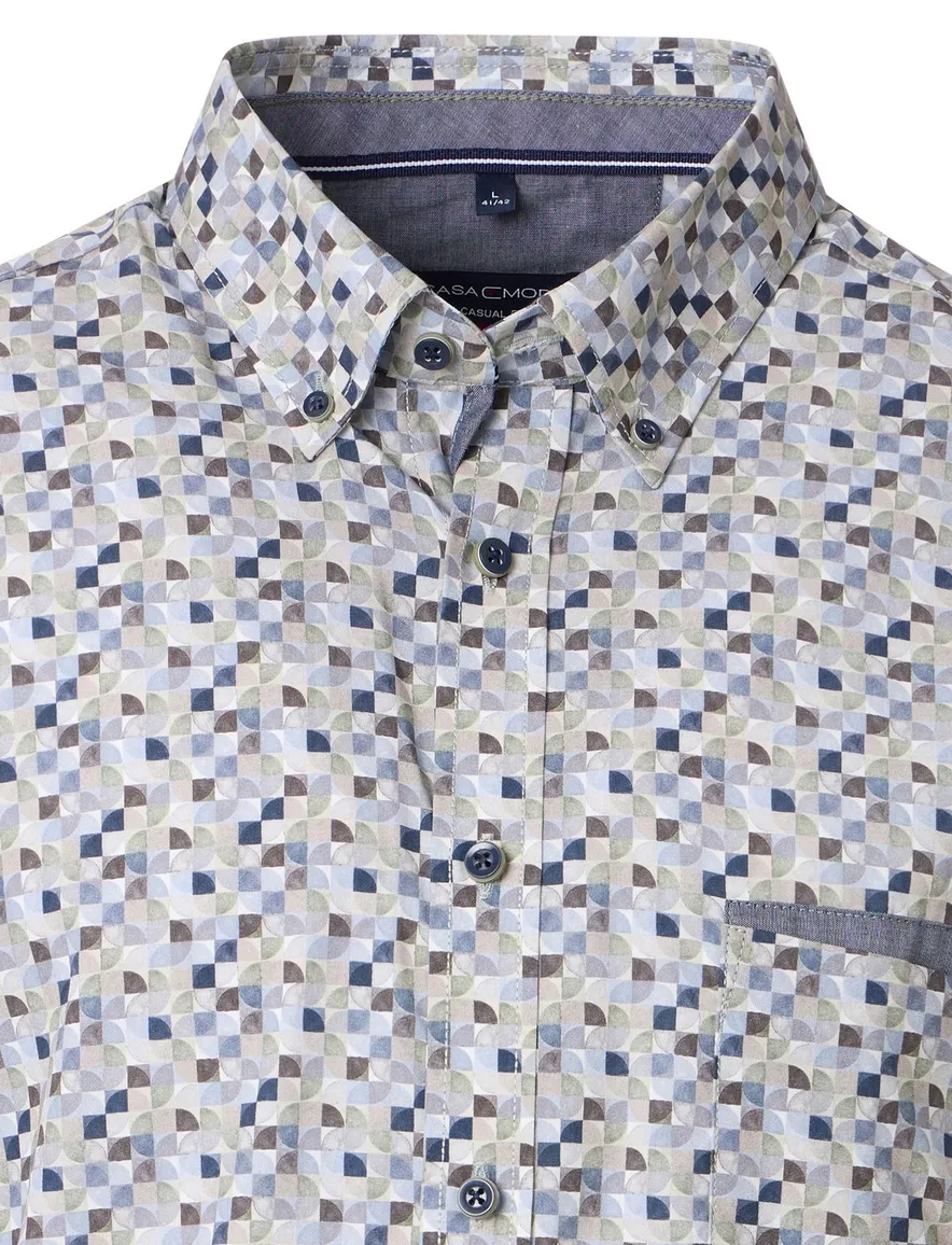 Casa Moda Casual Fit casual overhemd blauw