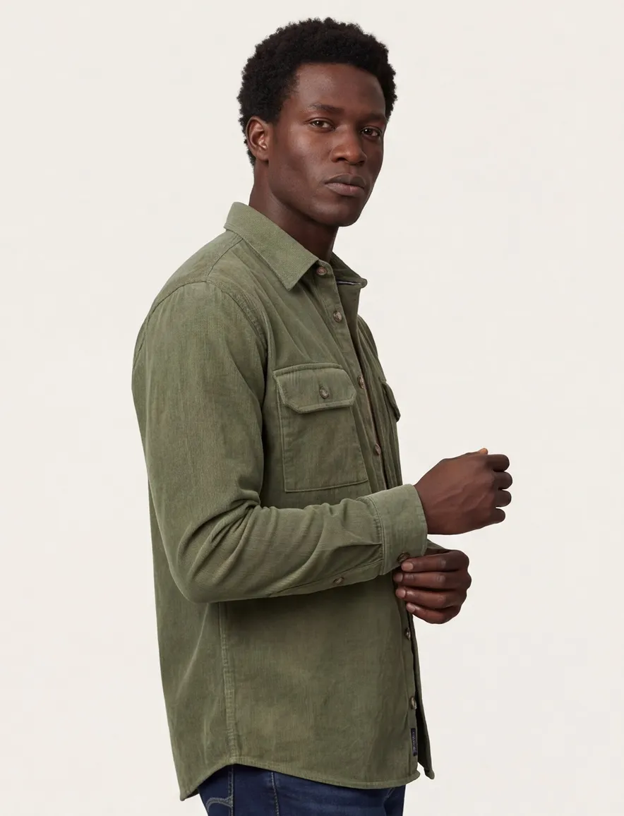 Casa Moda Overshirt groen