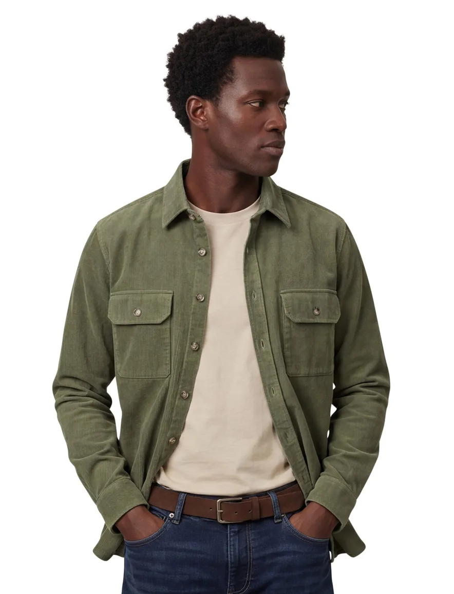 Casa Moda Overshirt groen