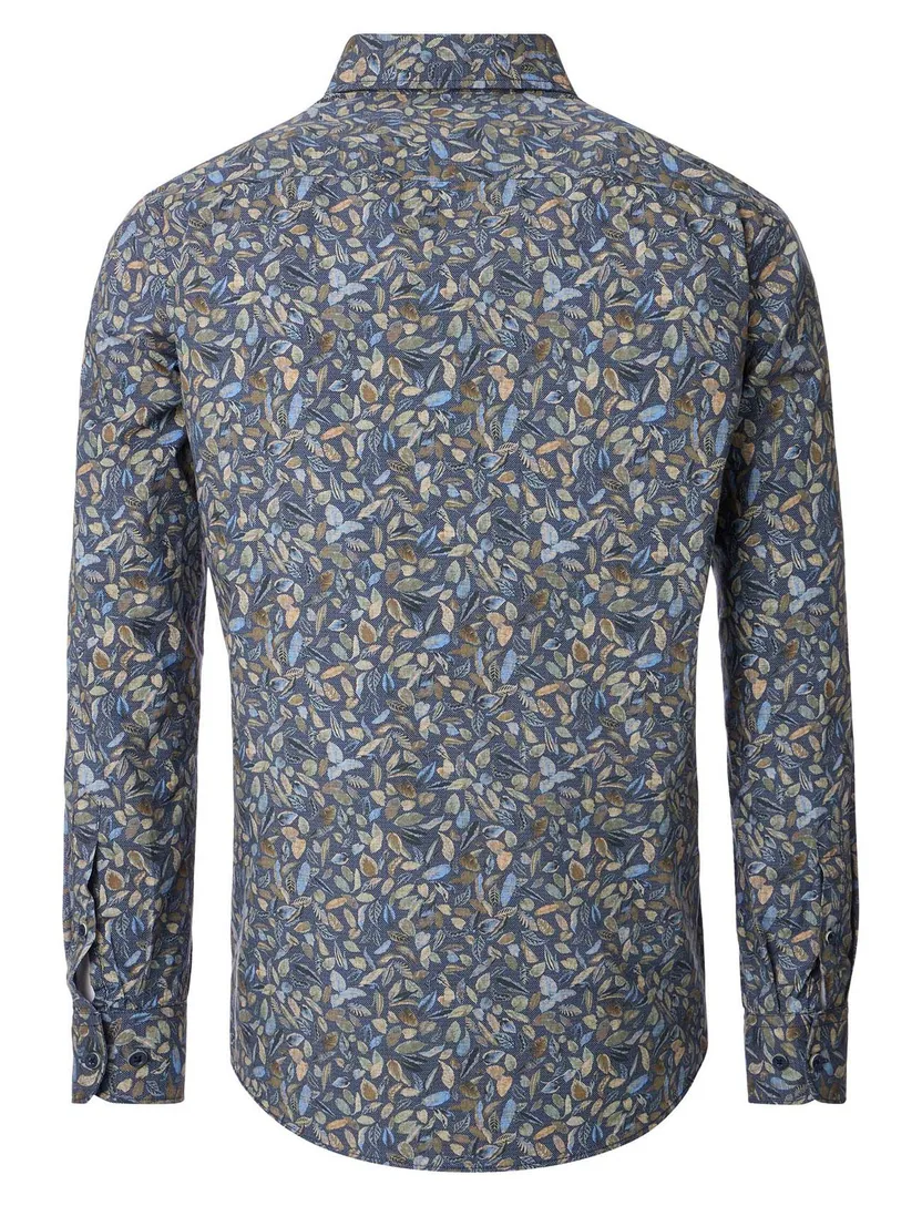 casual overhemd Casa Moda Casual Fit donkerblauw