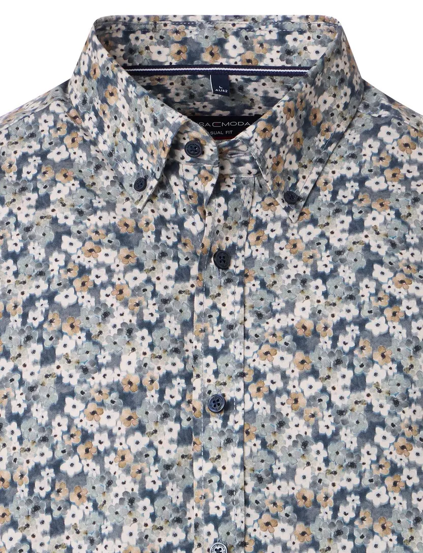 casual overhemd Casa Moda Casual Fit blauw